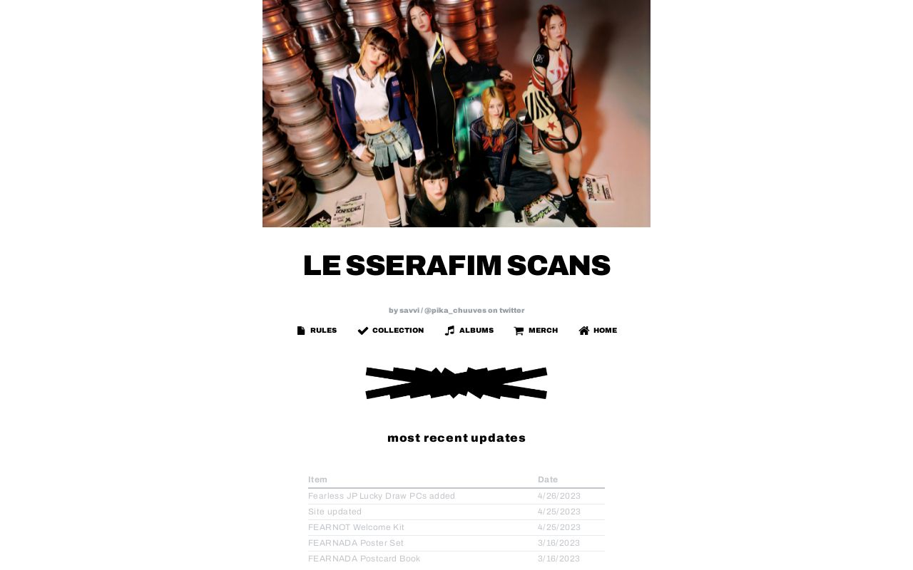 LE SSERAFIM SCANS